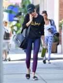 Sarah Hyland Booty in Tights, Out and About in LA