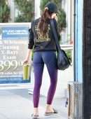 Sarah Hyland Booty in Tights, Out and About in LA