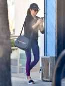 Sarah Hyland Booty in Tights, Out and About in LA