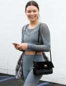 Scarlett Byrne Outside Dancing With The Stars Rehearsal Studios in Los Angeles