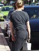 Sophie Turner in Black Jeans Out in West Hollywood
