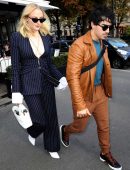 Sophie Turner Cleavage, Out and About in Paris