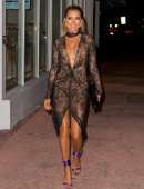 Sylvie Meis Out and About Candids in Miami