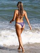 Sylvie Meis in Bikini on the Beach in Miami
