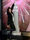 Adriana Lima Lighting the Empire State Building in NYC