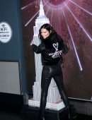 Adriana Lima Lighting the Empire State Building in NYC