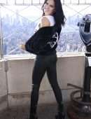 Adriana Lima Lighting the Empire State Building in NYC