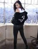Adriana Lima Lighting the Empire State Building in NYC