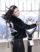 Adriana Lima Lighting the Empire State Building in NYC