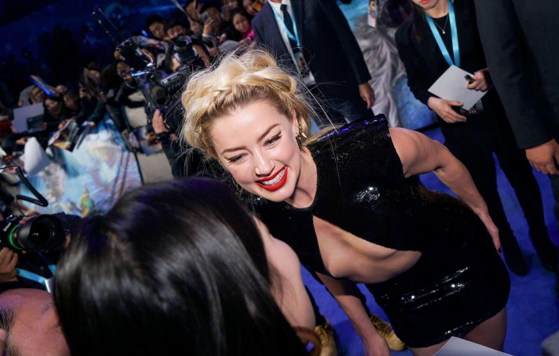Amber Heard at the Premiere of “Aquaman” in Beijing