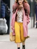 Anne Hathaway Out and About in NYC