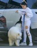 Ariel Winter Booty in White Torn Jeans in Studio City