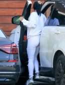 Ariel Winter Booty in White Torn Jeans in Studio City