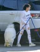 Ariel Winter Booty in White Torn Jeans in Studio City
