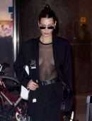 Bella Hadid Braless, Out in New York