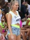 Camille Kostek – Sports Illustrated Swimsuit Celebrity Beach Soccer Match in Miami