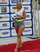 Camille Kostek – Sports Illustrated Swimsuit Celebrity Beach Soccer Match in Miami