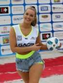 Camille Kostek – Sports Illustrated Swimsuit Celebrity Beach Soccer Match in Miami