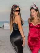 Claudia Romani and Lauren Francesca Out and About in Miami