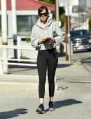 Dakota Johnson Leaving a Pilates Class in LA