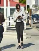 Dakota Johnson Leaving a Pilates Class in LA
