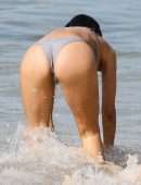 Eiza Gonzalez in Bikini at Beach in Hawaii