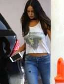 Eiza Gonzalez in Jeans, Leaving Dermatologist in Beverly Hills