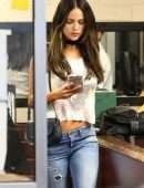 Eiza Gonzalez in Jeans, Leaving Dermatologist in Beverly Hills