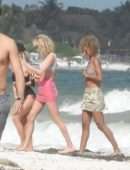 Elsa Hosk in Bikini at Beach in Tulum