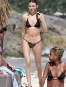 Elsa Hosk and Martha Hunt in Bikini at Beach in Tulum