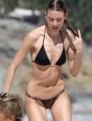 Elsa Hosk and Martha Hunt in Bikini at Beach in Tulum