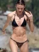 Elsa Hosk and Martha Hunt in Bikini at Beach in Tulum