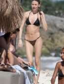 Elsa Hosk and Martha Hunt in Bikini at Beach in Tulum