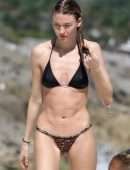 Elsa Hosk and Martha Hunt in Bikini at Beach in Tulum