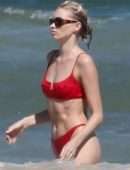 Elsa Hosk and Martha Hunt in Bikini at Beach in Tulum