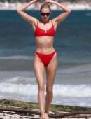 Elsa Hosk and Martha Hunt in Bikini at Beach in Tulum