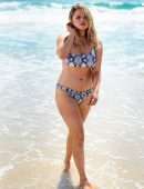 Emily Atack for Photoshoot on the Beach at Surfers Paradise in Queensland
