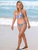 Emily Atack for Photoshoot on the Beach at Surfers Paradise in Queensland