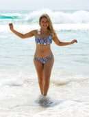 Emily Atack for Photoshoot on the Beach at Surfers Paradise in Queensland