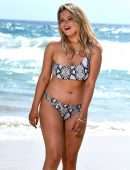 Emily Atack for Photoshoot on the Beach at Surfers Paradise in Queensland