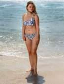 Emily Atack for Photoshoot on the Beach at Surfers Paradise in Queensland