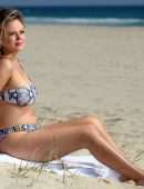 Emily Atack for Photoshoot on the Beach at Surfers Paradise in Queensland