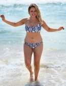 Emily Atack for Photoshoot on the Beach at Surfers Paradise in Queensland
