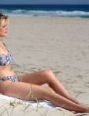 Emily Atack for Photoshoot on the Beach at Surfers Paradise in Queensland