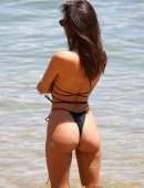 Emily Ratajkowski in Thong Bikini at Camp Cove Beach in Sydney