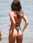 Emily Ratajkowski in Thong Bikini at Camp Cove Beach in Sydney