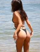 Emily Ratajkowski in Thong Bikini at Camp Cove Beach in Sydney