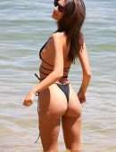 Emily Ratajkowski in Thong Bikini at Camp Cove Beach in Sydney
