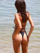 Emily Ratajkowski in Thong Bikini at Camp Cove Beach in Sydney
