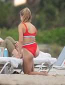 Eugenie Bouchard in Bikini on the Beach in Miami